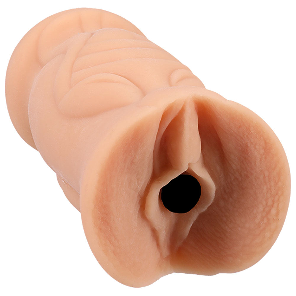 Signature Strokers Richelle Ryan Pocket Pussy product front facing on a clear white background | Flirty Bay, male masturbator adult store Australia